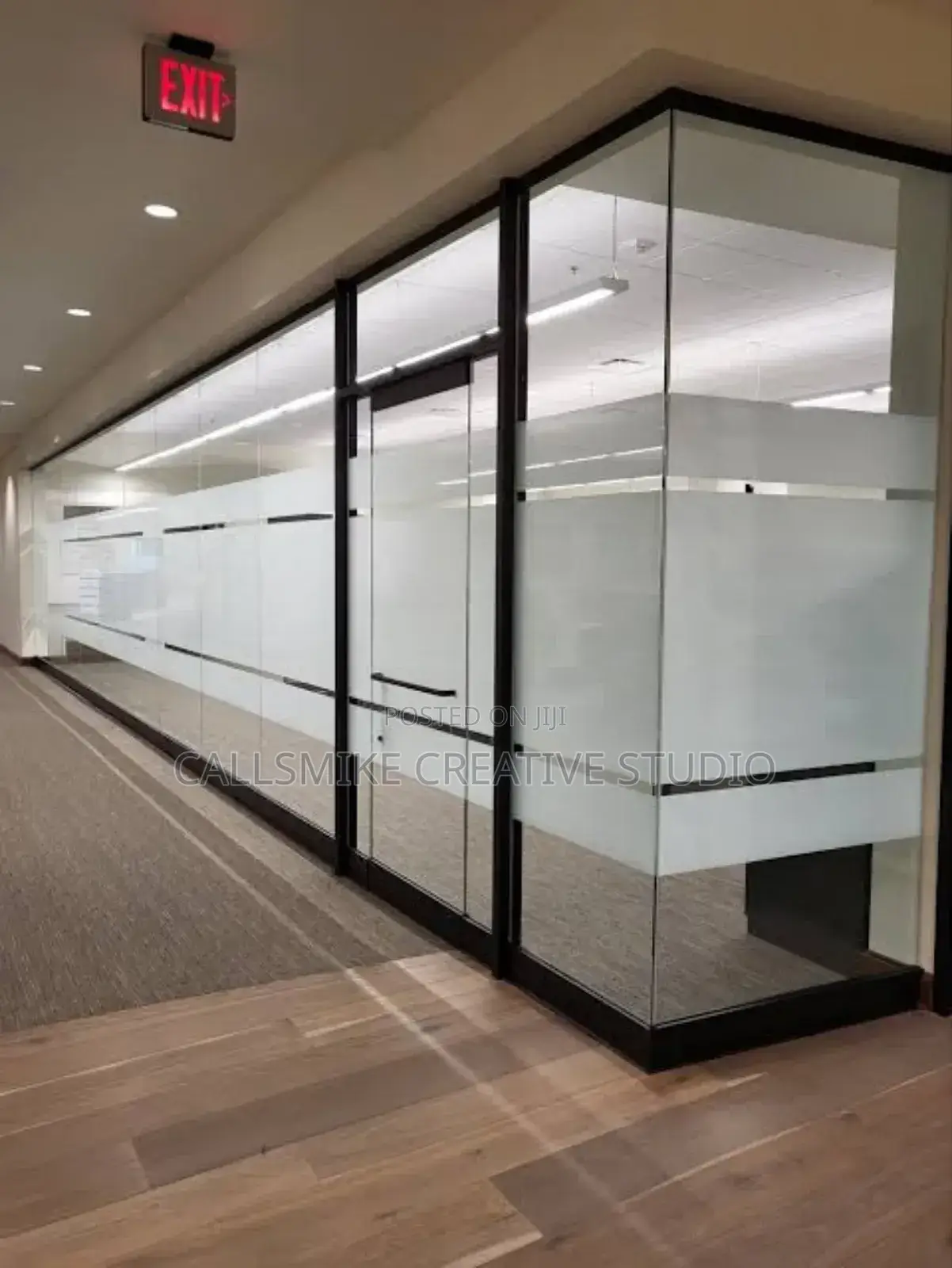 PVC Frosted Film Installation