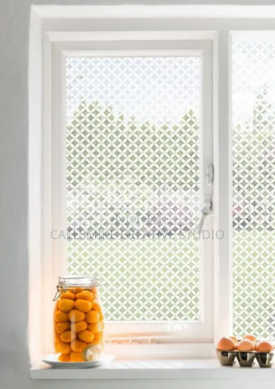 PVC Frosted Film Installation
