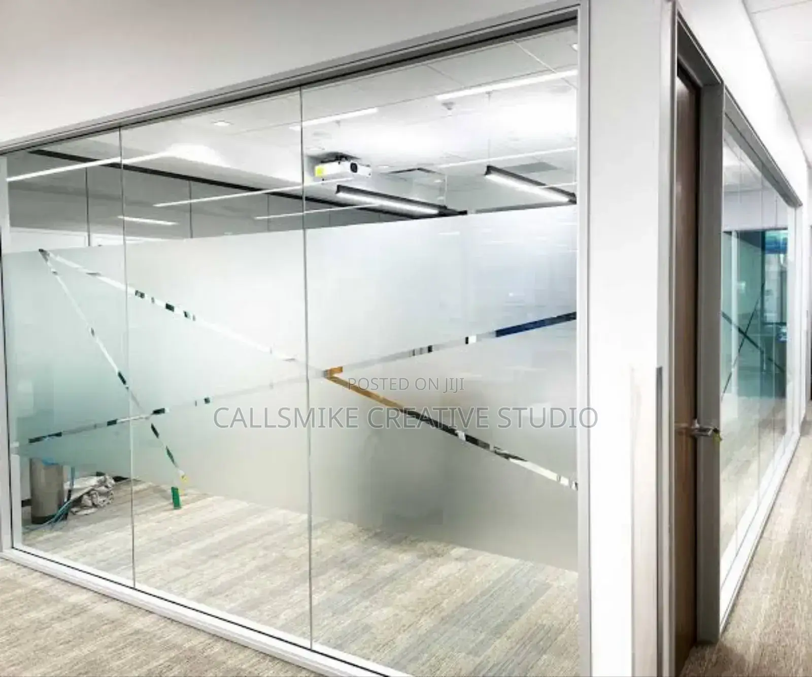 PVC Frosted Film Installation