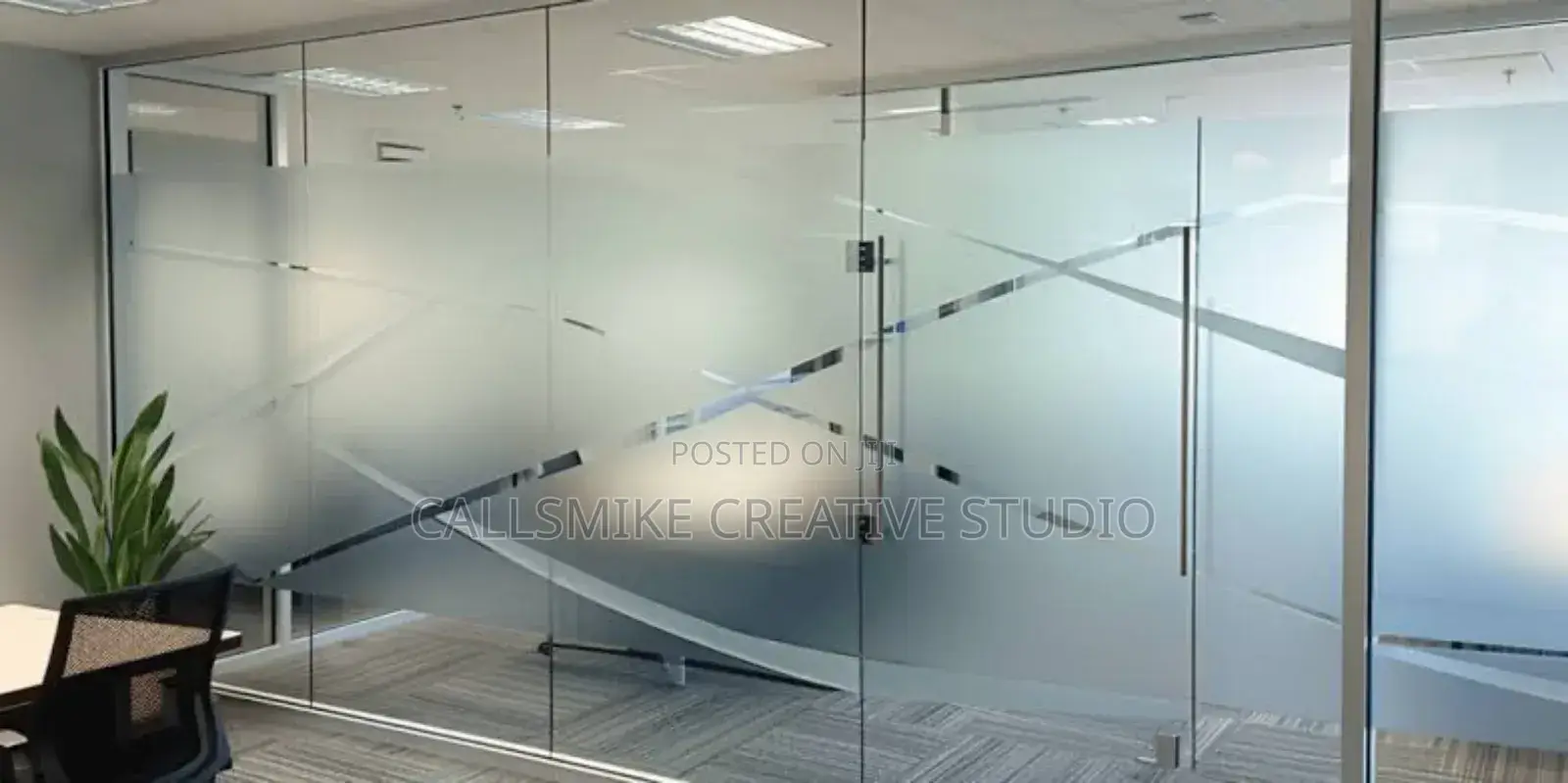 PVC Frosted Film Installation