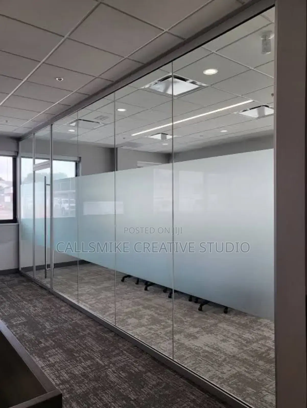 PVC Frosted Film Installation