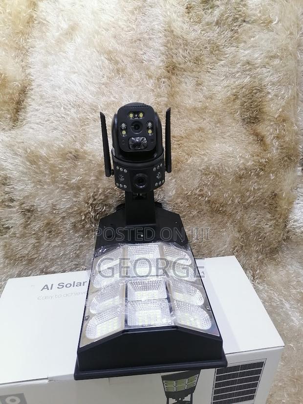 Progressive-4g CCTV Solar Street Light Camera - main view