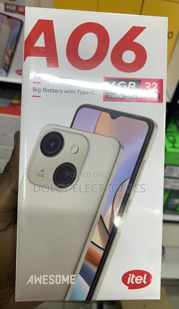 New Itel A06 32 GB White - main view