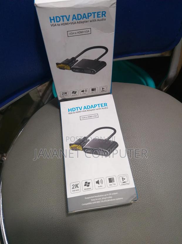 HDTV Adapter/Vga to Hdmi+Vga Adapter With Audio