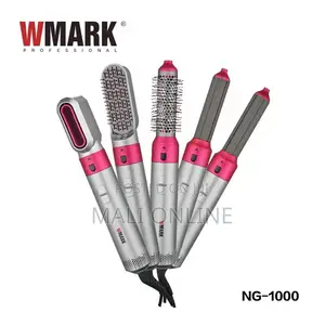 5-in-1 Hair Styler Blower Straight Comb Curling Brush