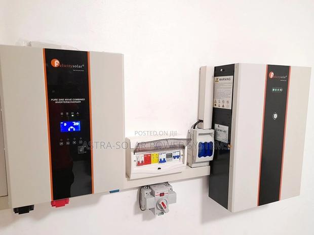 7.5kva Off-Grid Solar System With 7.2kwh Battery Backup - main view