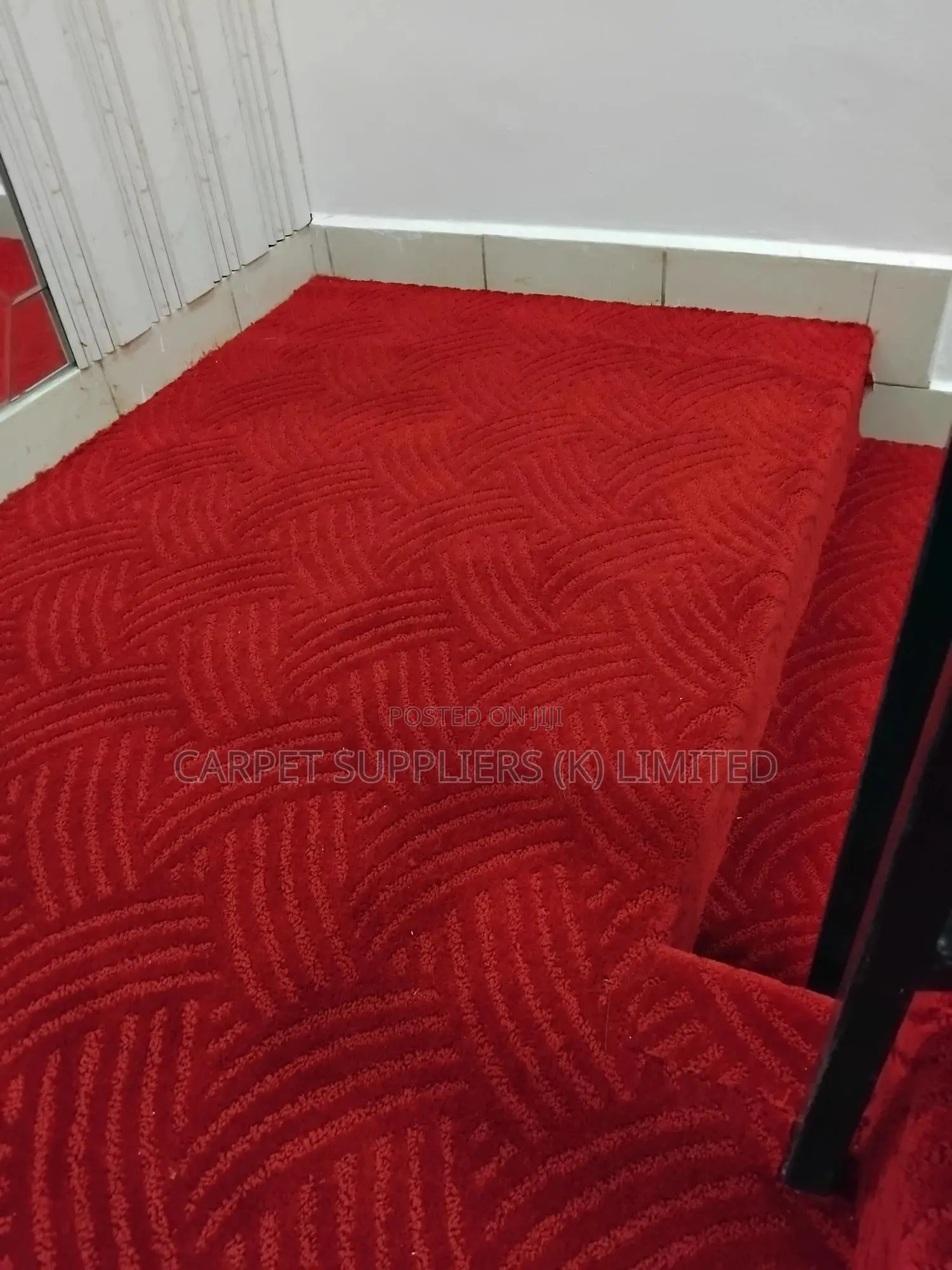 Patterned Carpet(Red )