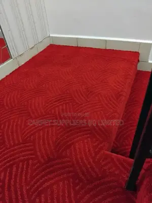 Patterned Carpet(Red )