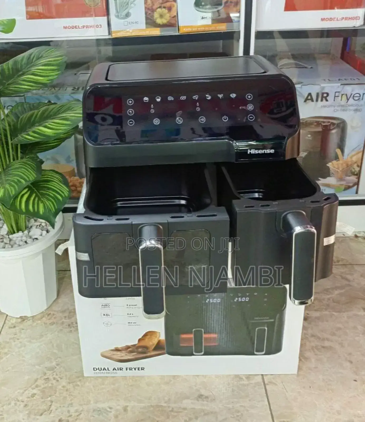8.6litres Hisense Air Fryers/Double