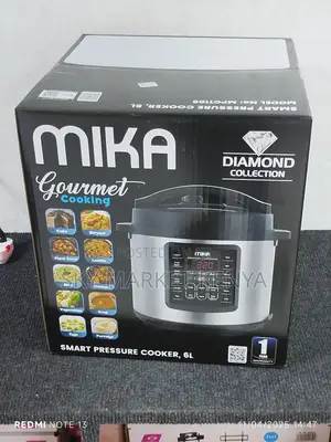 Mika Smart Electric Pressure Cooker, 6l, Stainless Steel