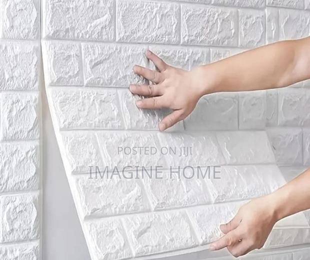 White 3d Foam Wall Panels