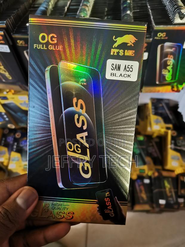 Prybaw Samsung Galaxy A55 Privacy Glass Screen Protector - main view