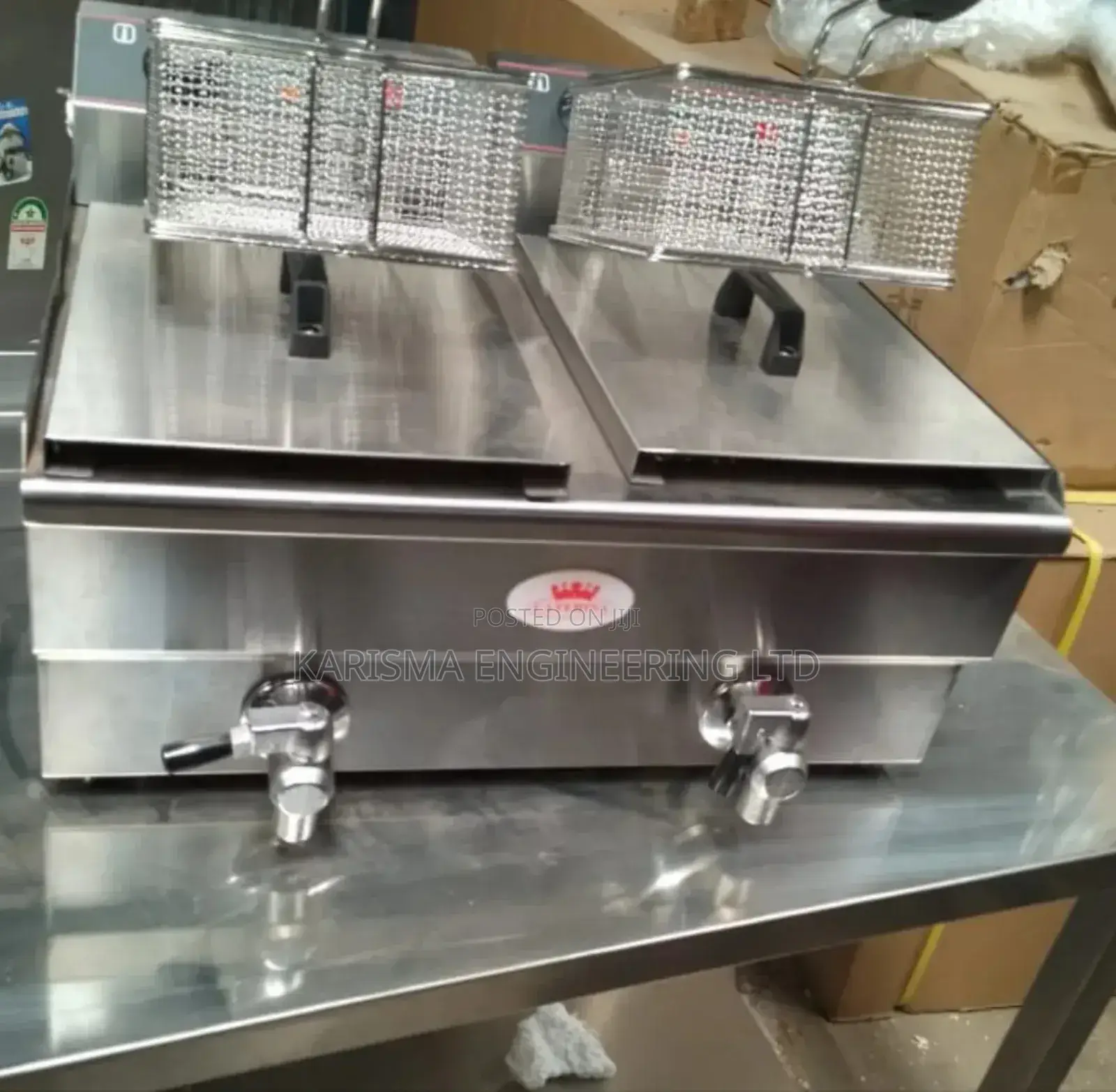 Commercial Double Fryer