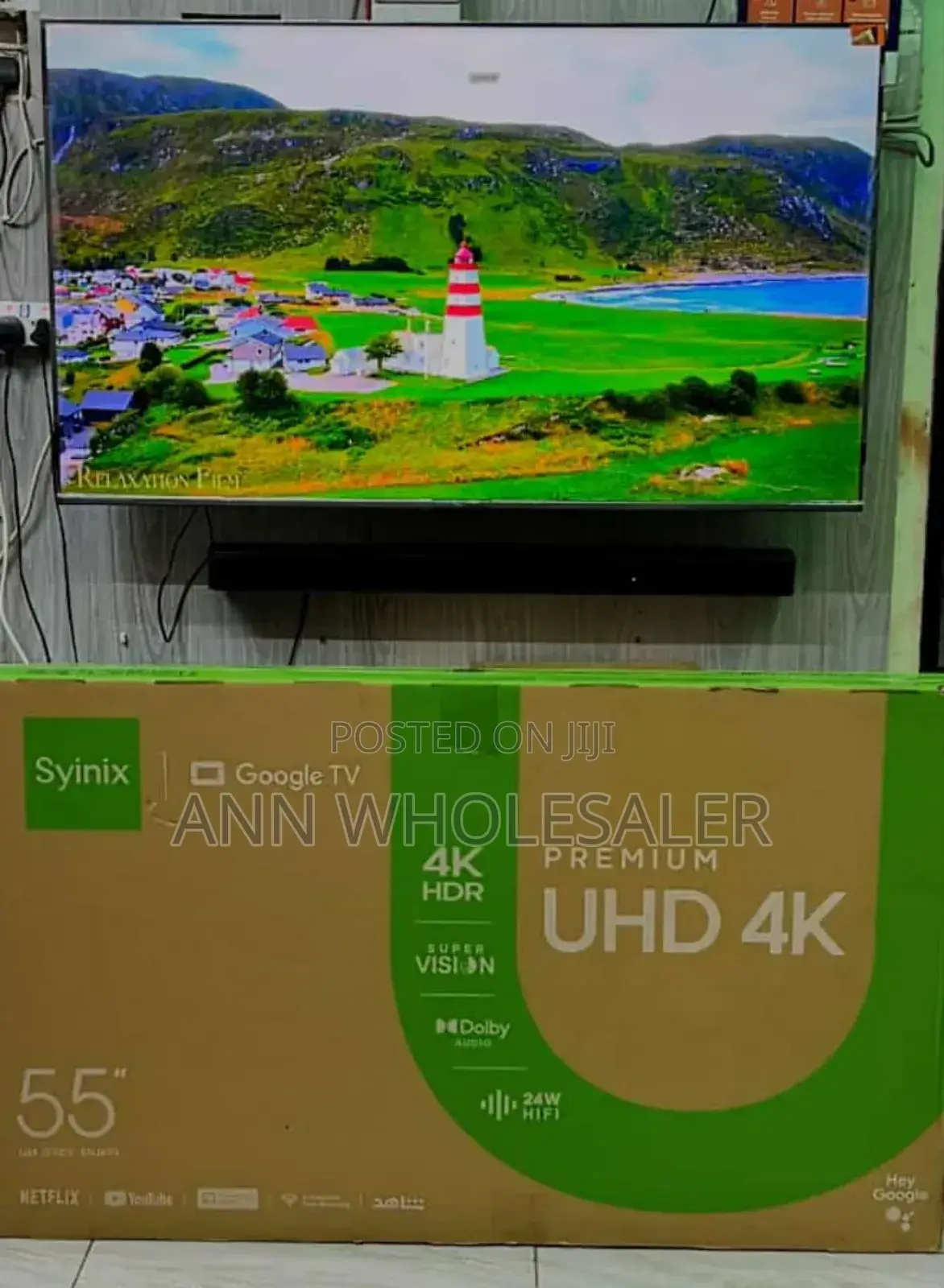 With Warranty Syinix 55 Uhd4k Google Tv
G/7