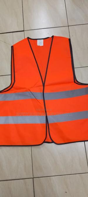 120gsm Orange Reflector Vest - thumbnail 2
