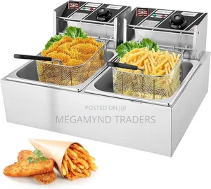 Electric Deep Fryer 10 Ltr+10 LTR/Big Deep Frying Machine