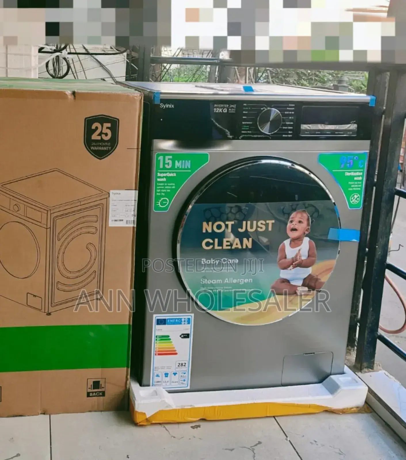 New Arrival 12kg Frontload Syinix Machine
Wash and Spin