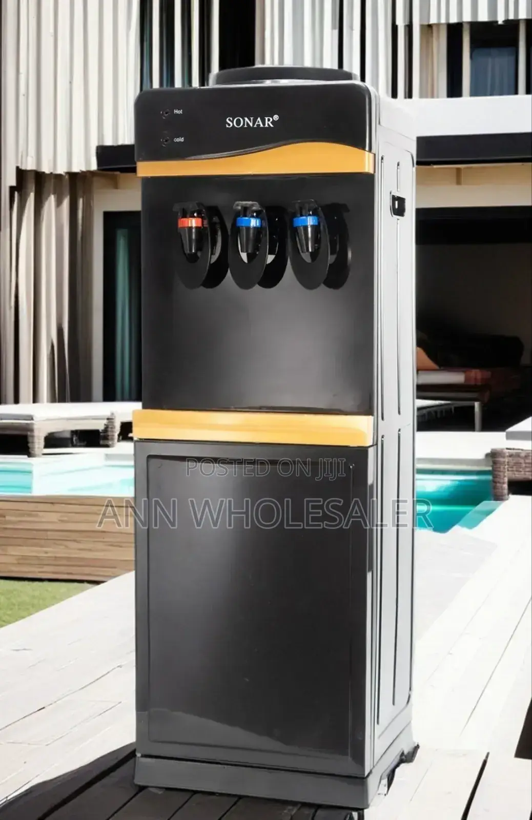 Black Sonar Water Dispenser