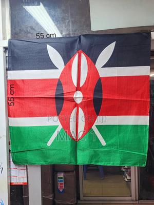 Hand Held Kenyan Flags 55 by 55 Cm - main view