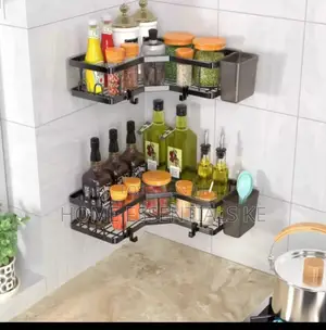 4pcs Set Triangular Shower Caddy Shelf/ Wall Organizer*