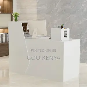 Office Desk; Rectangular Wood Reception Desk