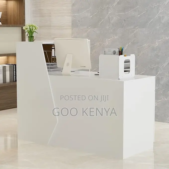 Office Desk; Rectangular Wood Reception Desk