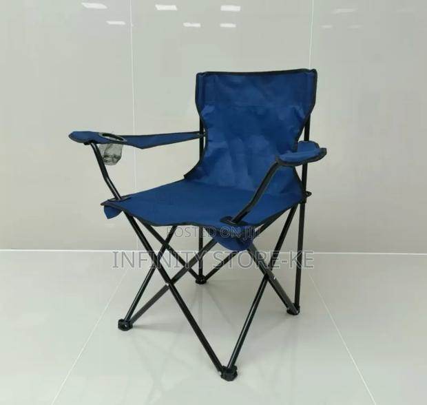 Foldable Camping Outdoor Chairs Has a Cup Holder - main view