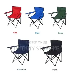 Foldable Camping Outdoor Chairs Has a Cup Holder
