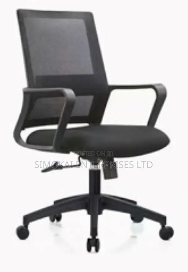 Office Chair Mesh Back Fabric Seat