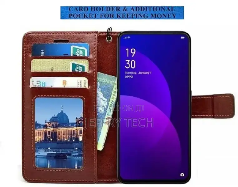 Coverblack Flip Cover for Tecno Spark 30 5g (Brown, W