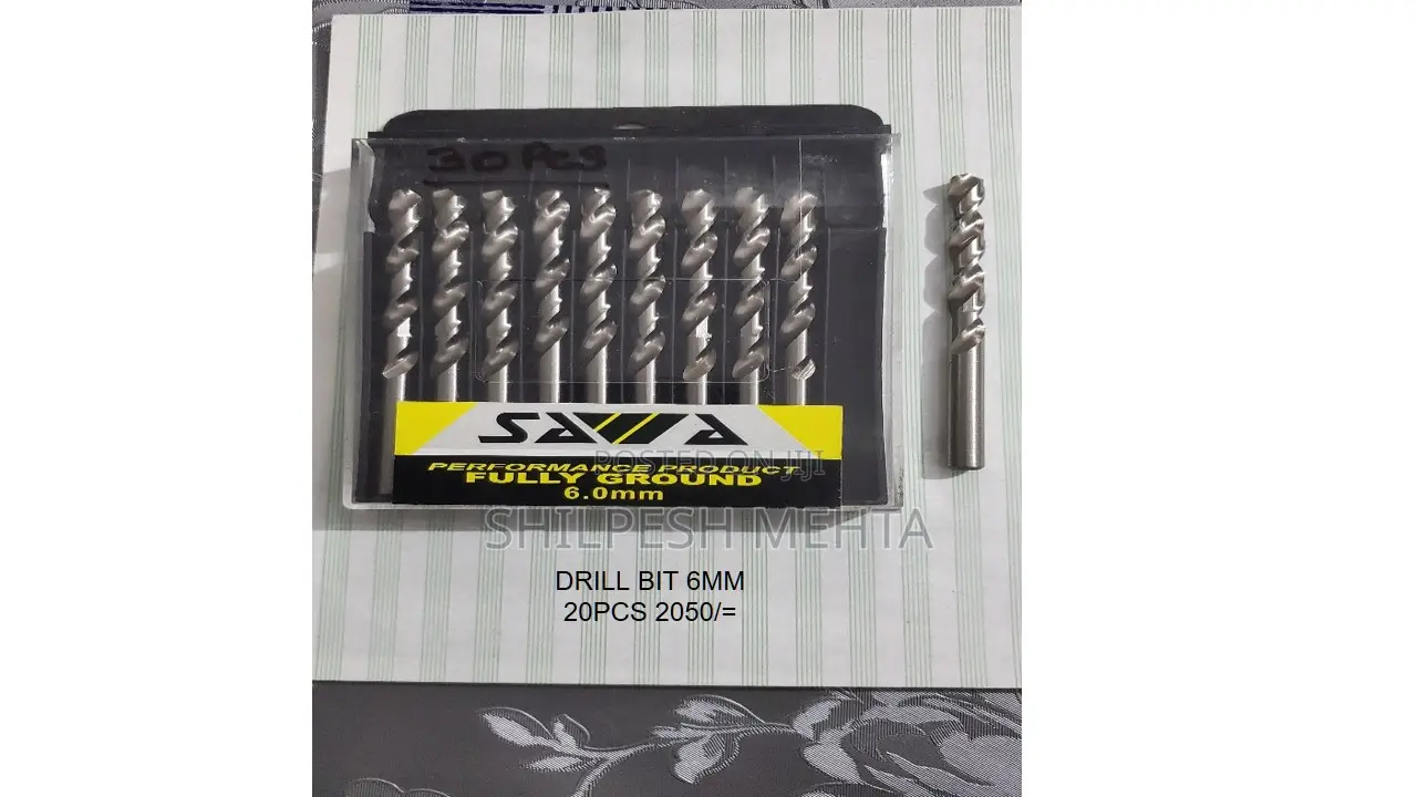 HSS Drill Bits 6mm (20pcs)