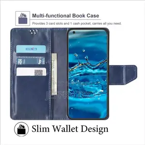 SBMS Flip Cover for Tecno Camon 30 5g (Blue, Shock Proof