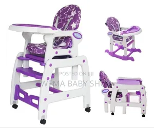 Multifunction 5 in 1 Baby Wheeled Convertible Feeding Chair