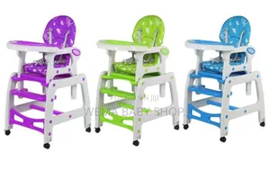 Multifunction 5 in 1 Baby Wheeled Convertible Feeding Chair