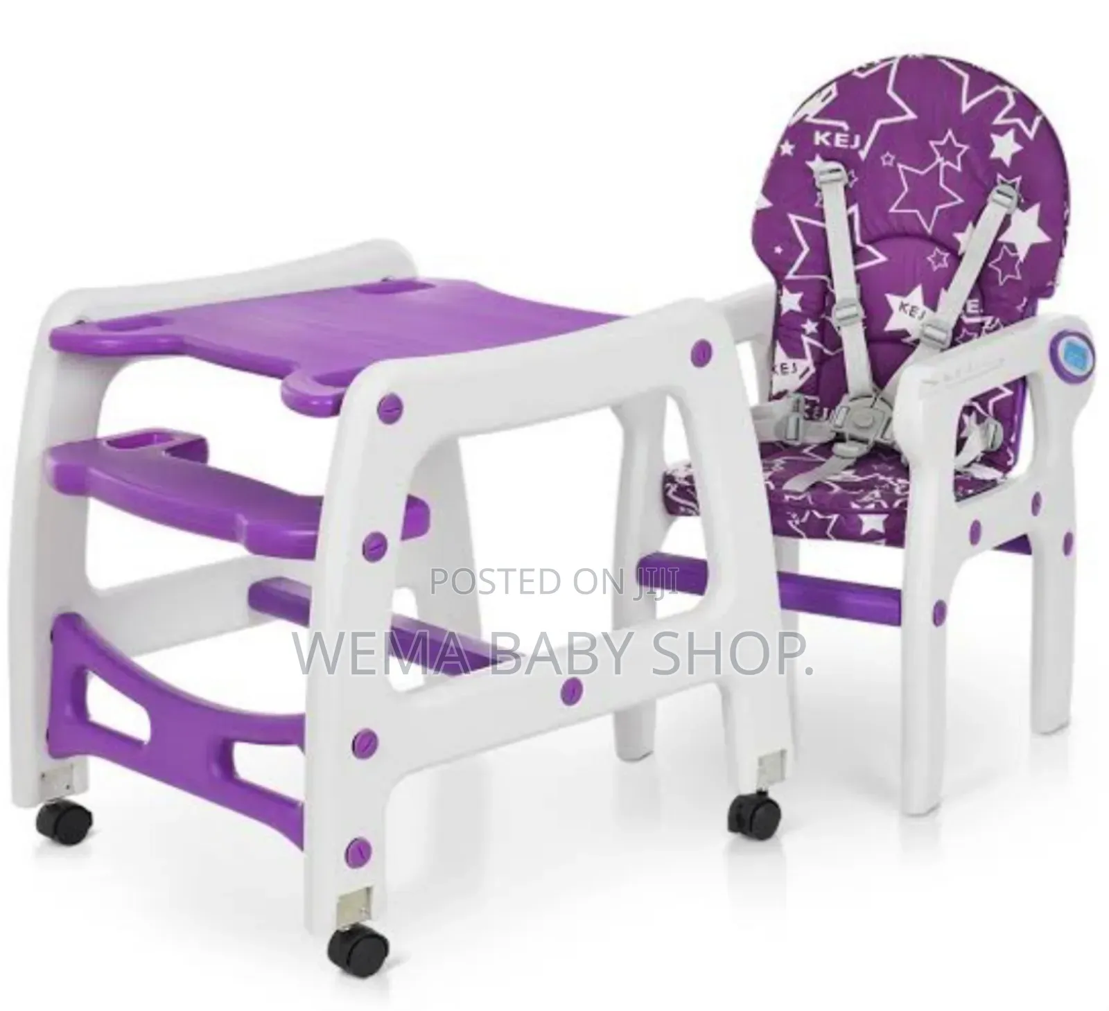 Multifunction 5 in 1 Baby Wheeled Convertible Feeding Chair