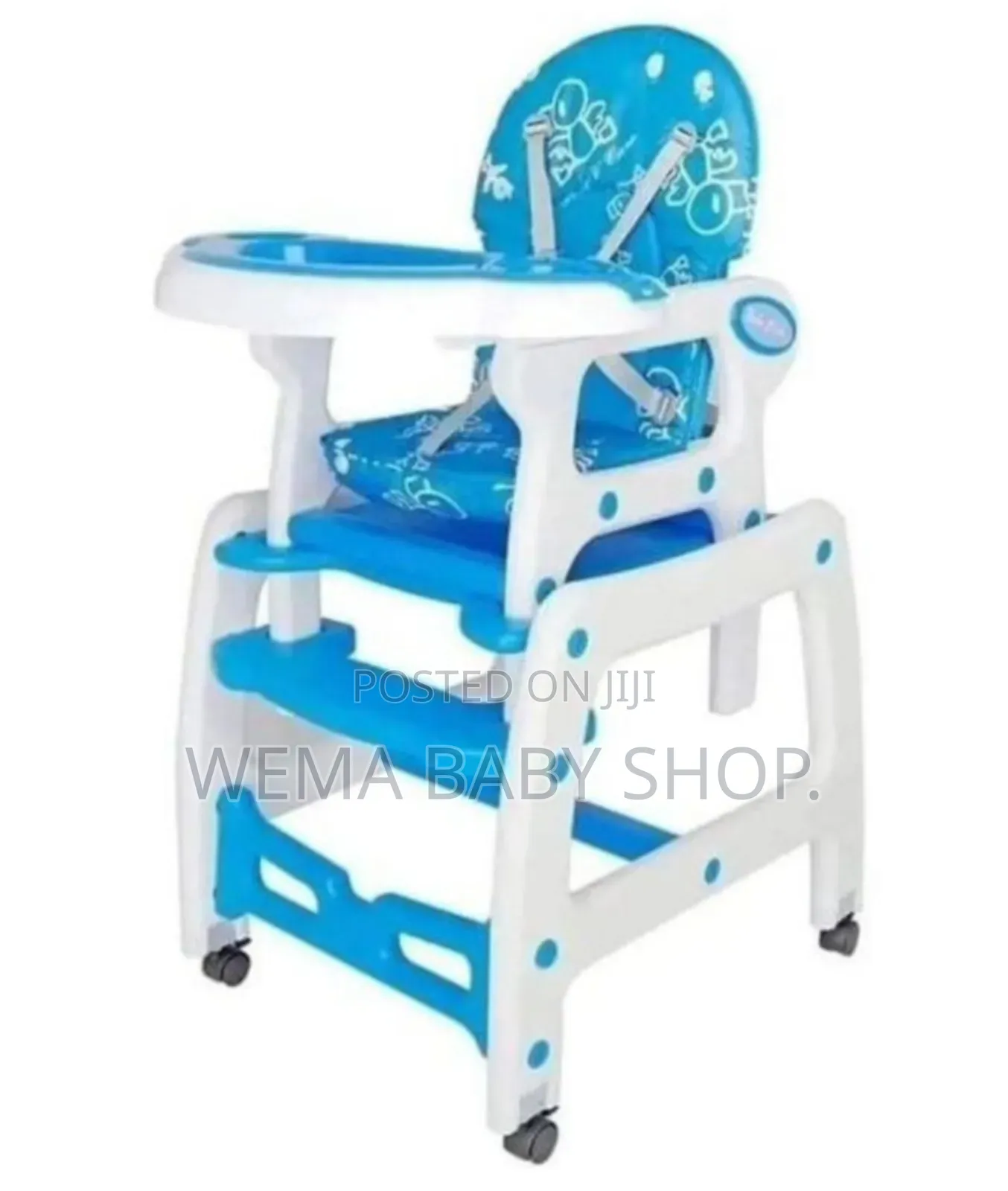 Multifunction 5 in 1 Baby Wheeled Convertible Feeding Chair