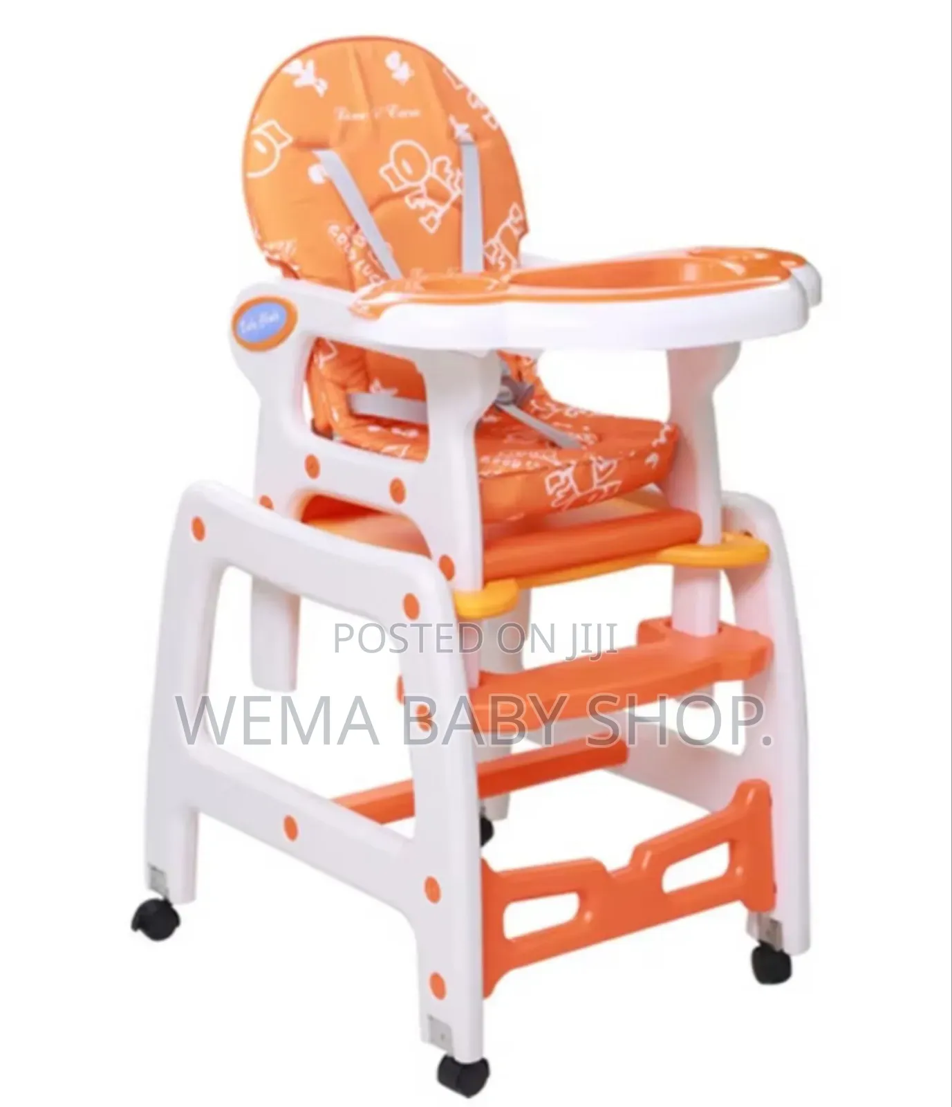 Multifunction 5 in 1 Baby Wheeled Convertible Feeding Chair