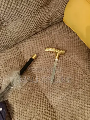 Gold Flower Walking Stick Party Decorative Cane 93cm