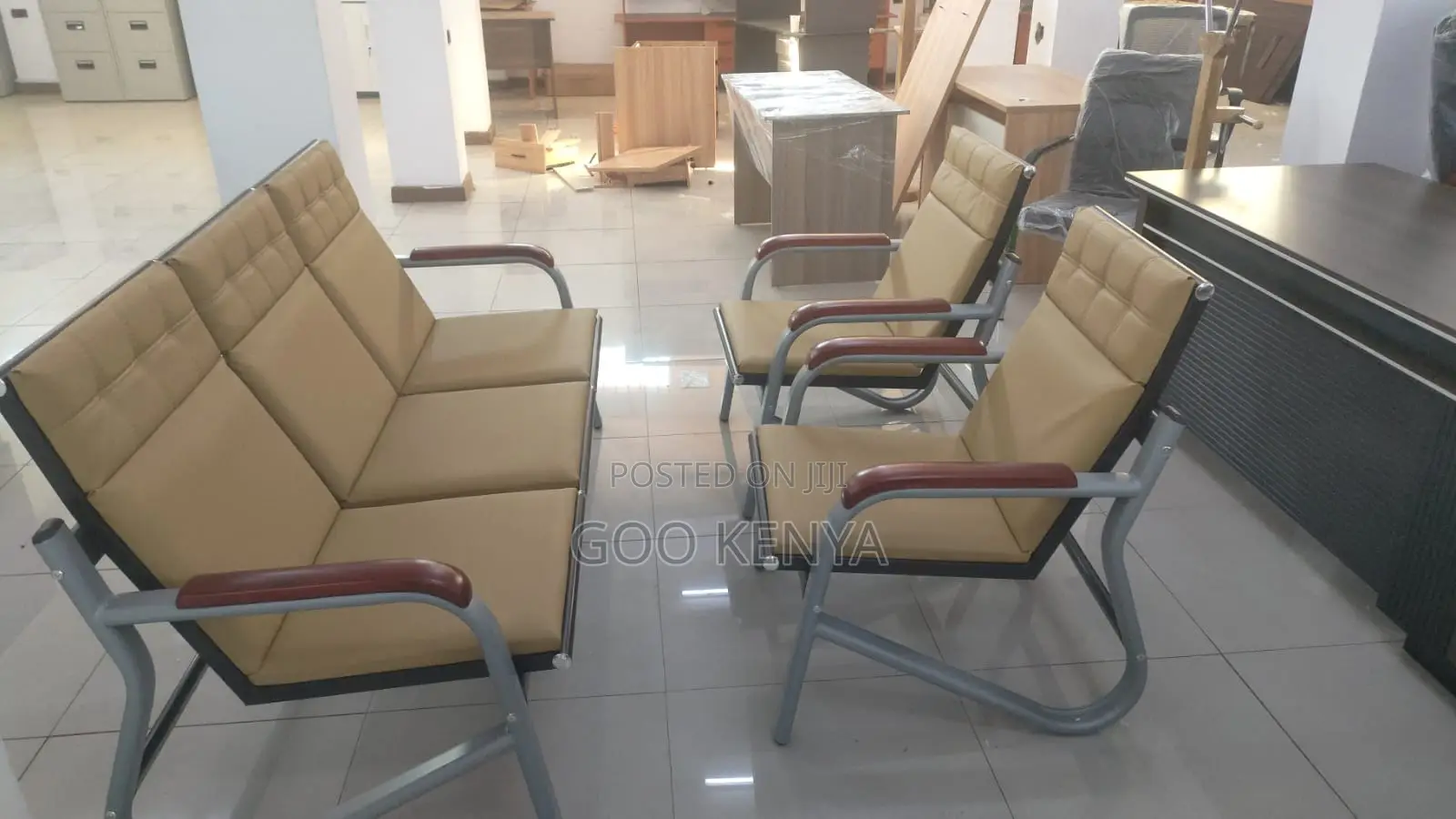 Office Sofa; 5-Seater Executive Office Sofa