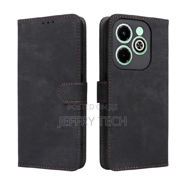 Flip Cover for Infinix Hot 40i 4g Pu Leather Phone Case