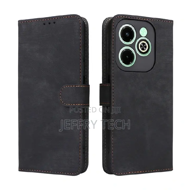 Flip Cover for Infinix Hot 40i 4g Pu Leather Phone Case