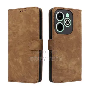 Flip Cover for Infinix Hot 40i 4g Pu Leather Phone Case