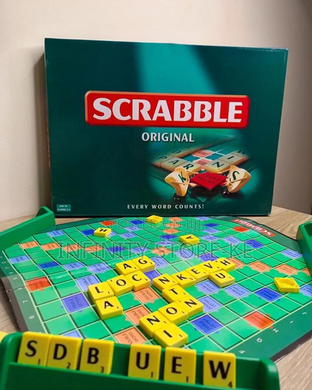Large Size Original Scrabble English Word Game - main view