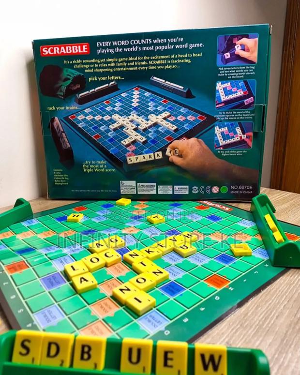 Large Size Original Scrabble English Word Game - thumbnail 4