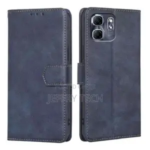 Leather Phone Case Flip Cover for Infinix Hot 50i / Smart 9