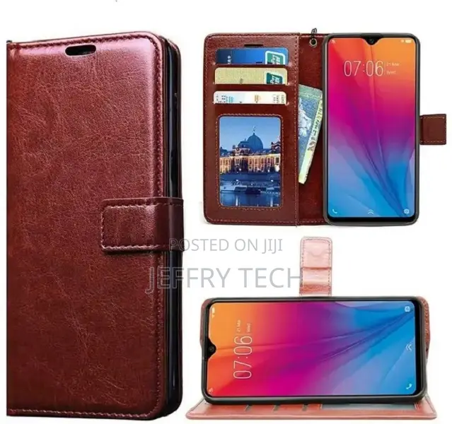 Fastship Flip Cover for Infinix Smart 9 Hd (Brown,