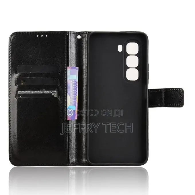 Luxury Magnetic Flip Wallet Leather Case for Infinix Hot 40