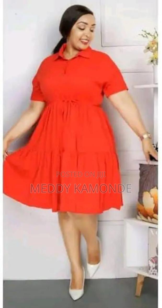 Orange Black Skater Dress