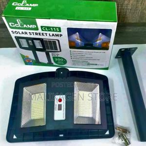 300w Solar Light Lamp Mountable With Pole Black - main view
