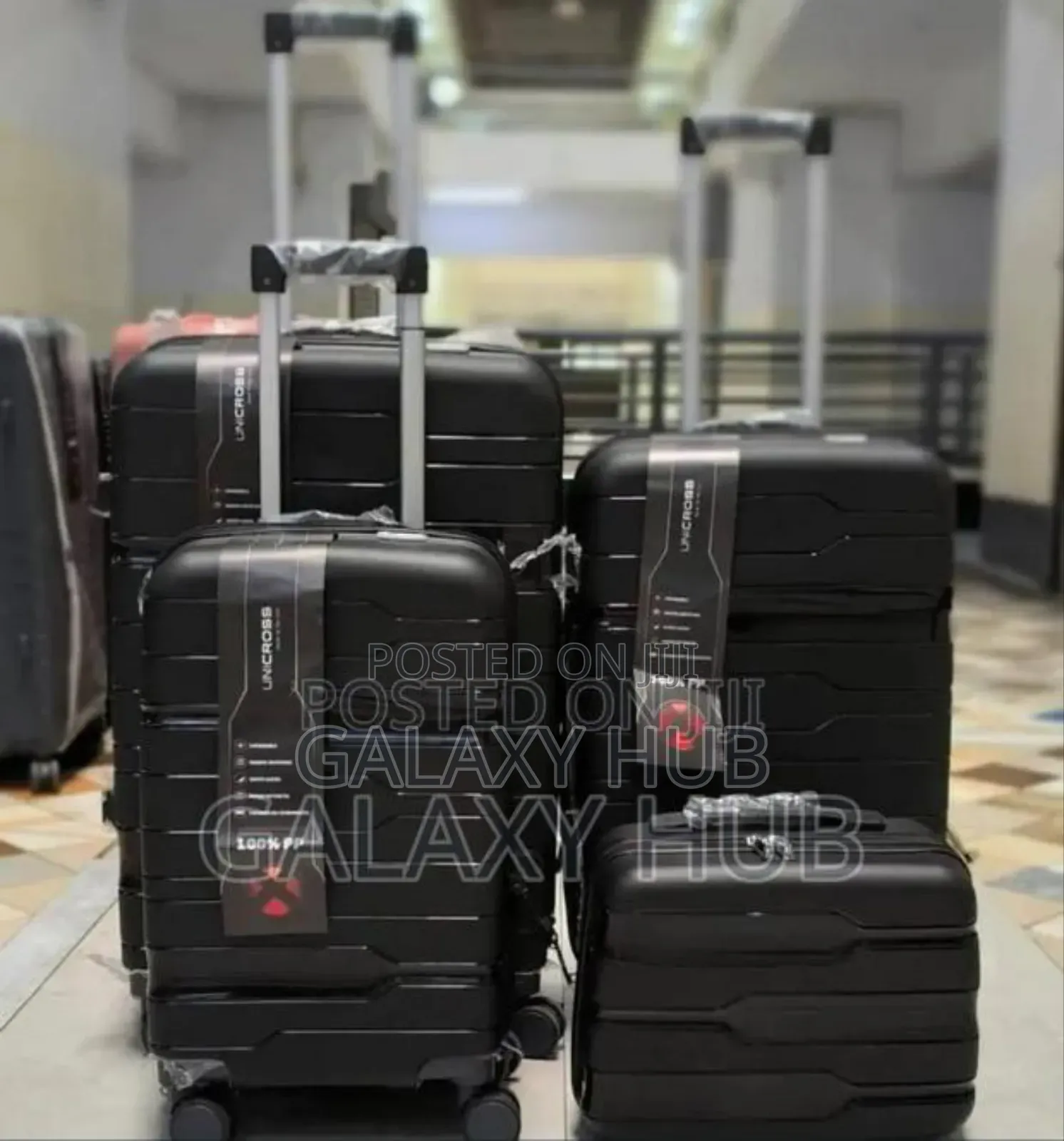 4 in 1 Unbreakble Rubber Suitcase Briefcase Travel Bag
